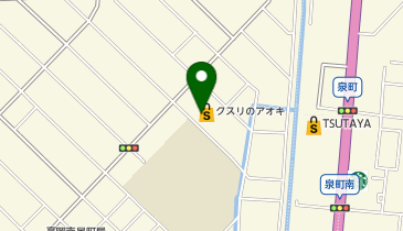 クスリのアオキ 木津店の地図画像