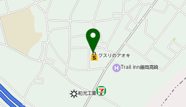 クスリのアオキ 新町店の地図画像