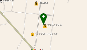 クスリのアオキ 明野店の地図画像