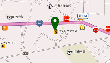 クスリのアオキ 東近江幸町店の地図画像