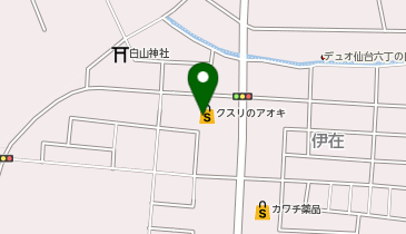 クスリのアオキ 六丁の目店の地図画像