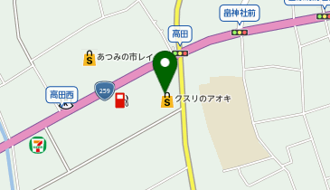 クスリのアオキ 福江店の地図画像