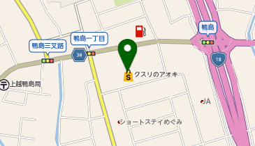 クスリのアオキ 鴨島店の地図画像