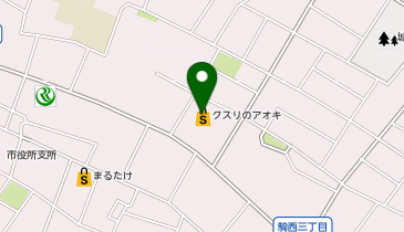 クスリのアオキ 騎西店の地図画像