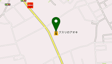 クスリのアオキ 稲吉店の地図画像