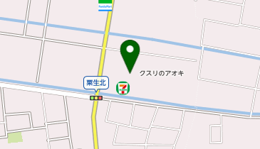 クスリのアオキ 粟生町店の地図画像