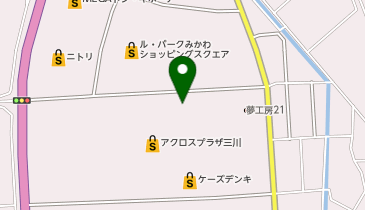 クスリのアオキ スーパーのアオキ山形三川店の地図画像