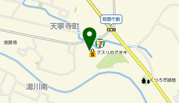 クスリのアオキ 天寧寺店の地図画像
