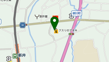 クスリのアオキ 新井店の地図画像