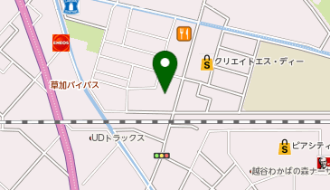 クスリのアオキ 新越谷店の地図画像