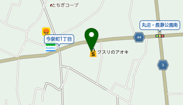 クスリのアオキ 栃木今泉店の地図画像