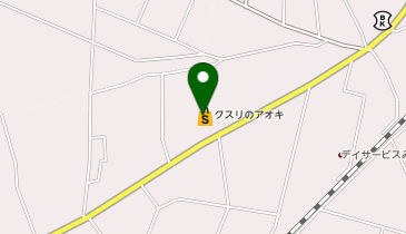 クスリのアオキ 伊勢崎上田店の地図画像