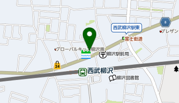 柳沢駅前接骨院の地図画像