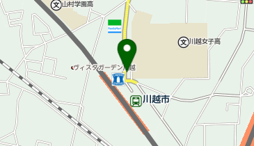 川越市駅鍼灸接骨院の地図画像