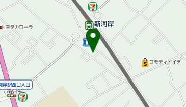 新河岸駅前接骨院の地図画像