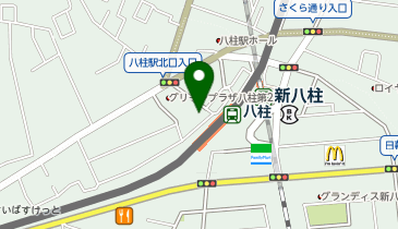 八柱駅前接骨院の地図画像