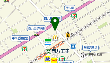 西八王子北口接骨院の地図画像
