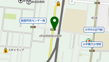 小川駅前接骨院の地図画像