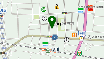 あきる野秋川駅前接骨院の地図画像