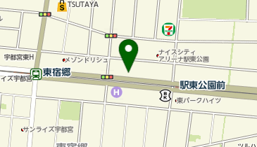 宇都宮宿郷鍼灸整骨院の地図画像