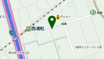 西浦和駅前鍼灸接骨院の地図画像