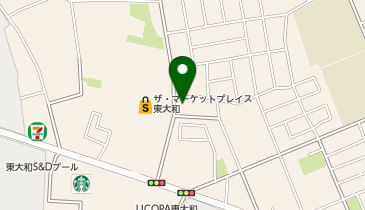 東大和鍼灸接骨院の地図画像