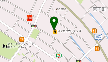 いせさきガーデンズ宮子接骨院の地図画像