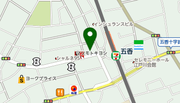 松戸五香接骨院の地図画像