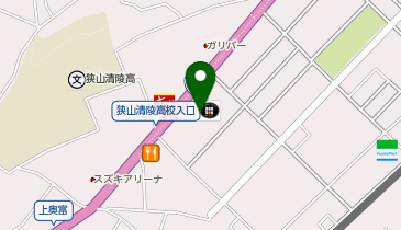 ヒューマンアジャスト鍼灸接骨院 ベイシアタウン新狭山店の地図画像