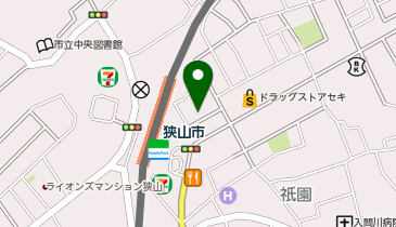 狭山東口駅前鍼灸接骨院の地図画像