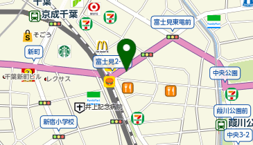 Zina 千葉2ndの地図画像