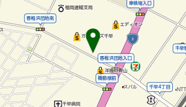 Zina ガーデンズ千早の地図画像