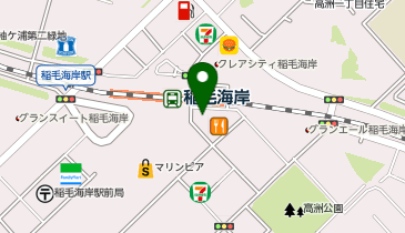 Zina 稲毛海岸の地図画像