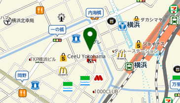 Zina 横浜の地図画像