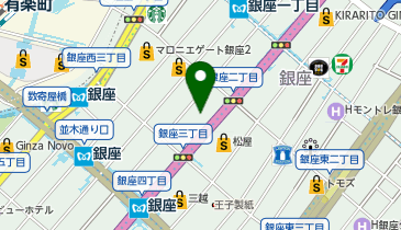 Zina 銀座中央通りの地図画像