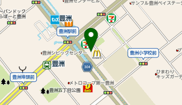 Zina 豊洲の地図画像