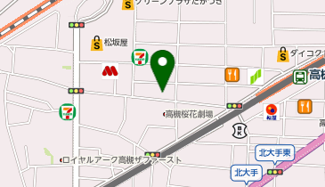 Zina 高槻の地図画像