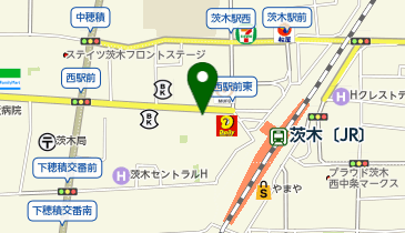 Zina 大阪茨木の地図画像