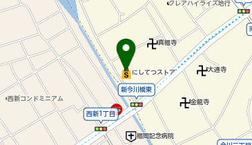 Zina 西新の地図画像