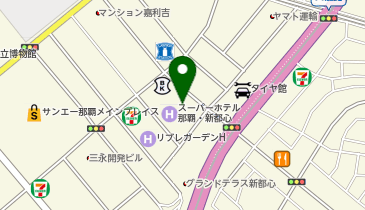 Zina 沖縄新都心の地図画像