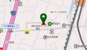 Zina 北千住 2nd店の地図画像