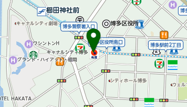 Zina 博多の地図画像
