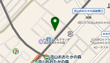 Zina 流山おおたかの森2nd hair & beauty shopの地図画像