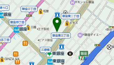 Zina 銀座ヘッドスパサロンの地図画像
