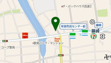 Zina 福岡藤崎の地図画像