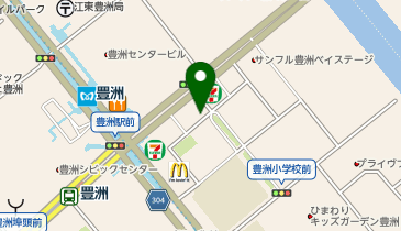Zina 豊洲ベイフロントの地図画像
