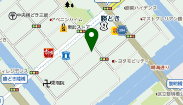 Zina 勝どきの地図画像
