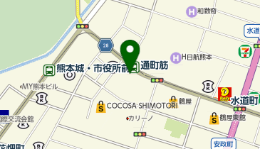 Zina 熊本の地図画像
