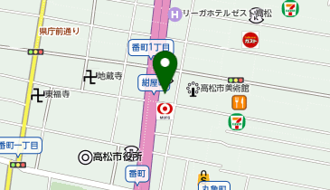 東京東海証券 岡山支店高松出張所の地図画像