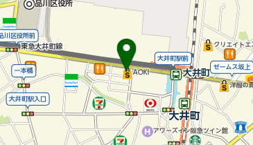 東京東海証券 大井町支店の地図画像